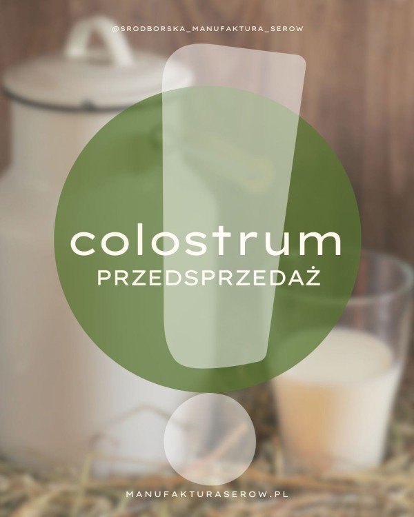 owcze colostrum PRZEDSPRZEDAŻ